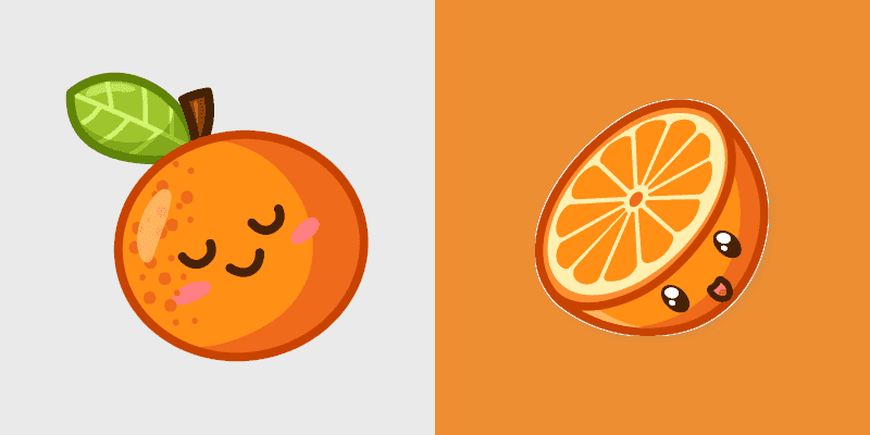 Vibrant Orange Cursor Pack