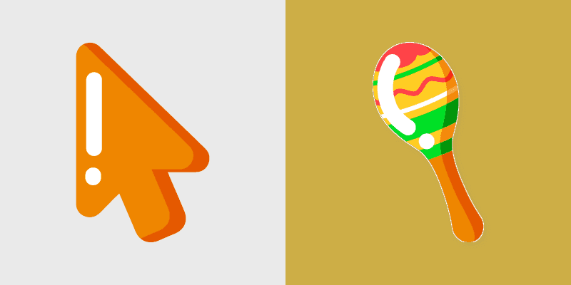 Cute Cursor Pack: Minimal Maracas for Windows