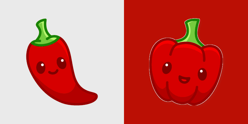 Cute Chili Mouse Cursor Pack