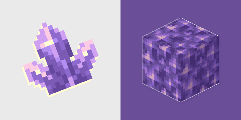 Amethyst Mine Cursor Pack for Minecraft Lovers