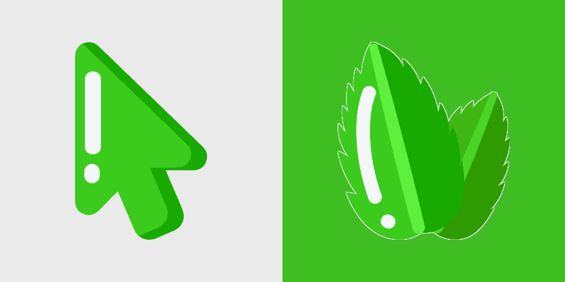 Cute Cursor Pack: Minimal Mint