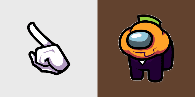Spooky Among Us Custom Cursor Pack