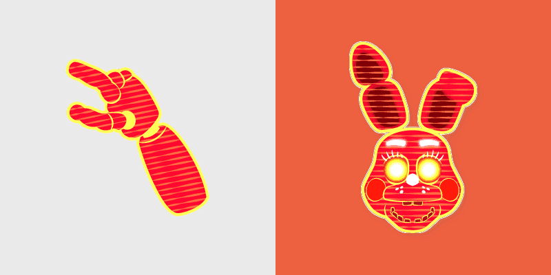 Custom Cursor Pack: System Error Toy Bonnie