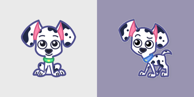 Cute Dalmatian Puppy Custom Cursor Pack