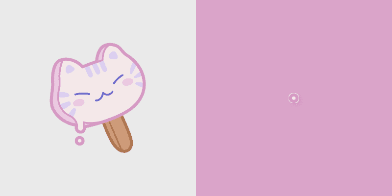 Kawaii Ice Cream Cat Custom Cursor Pack