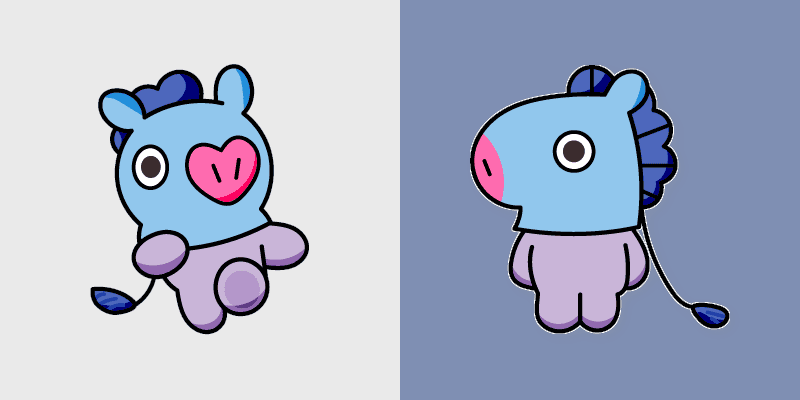 BTS BT21 Mang - Custom Cursor Pack
