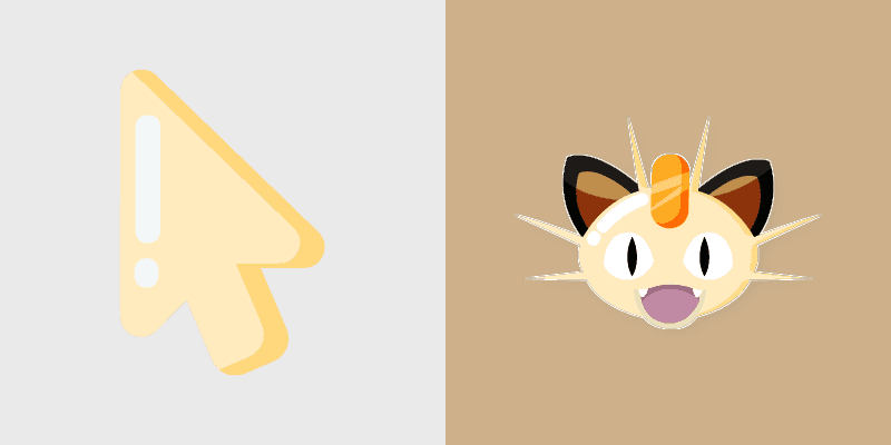 Cute Cursor Pack - Pokemon Meowth