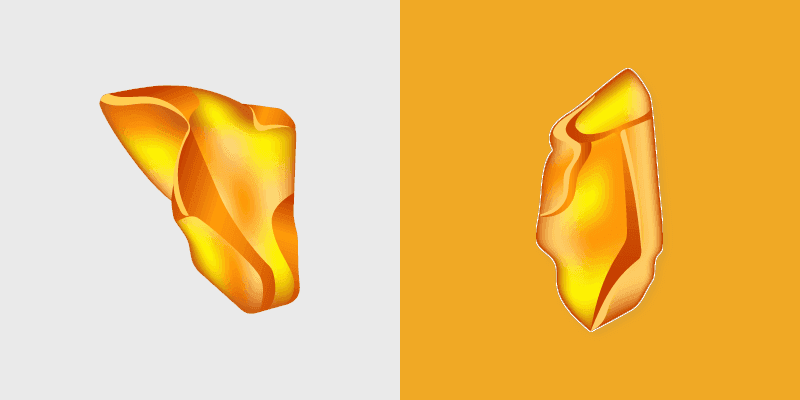 Custom Cursor Pack - Amber Crystal