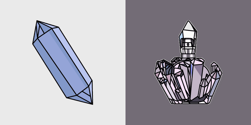 Cute Cursor VSCO Girl Crystal