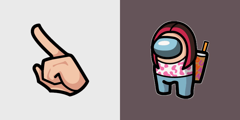 Custom Cursor Pack - Charli D'Amelio Inspired Design