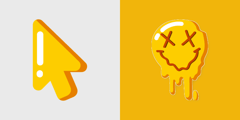 Custom Cursor Nirvana Smile