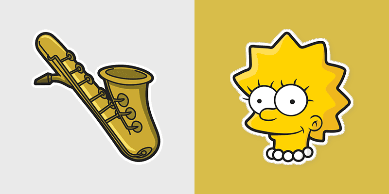 Simpsons Lisa Cute Cursor Pack