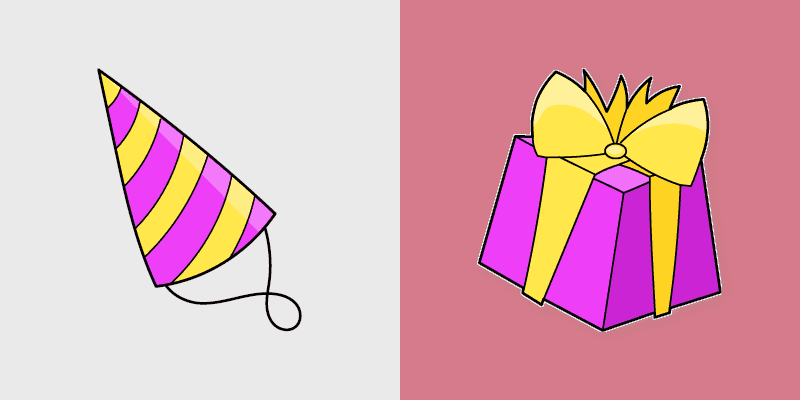 Celebration Cursor Pack with Custom VSCO Girl Cursors