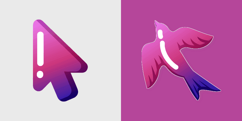 Custom Cursor Swallow Pack