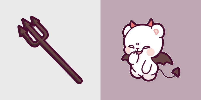 Cute Cursor Pack - Mischievous Milk Bear