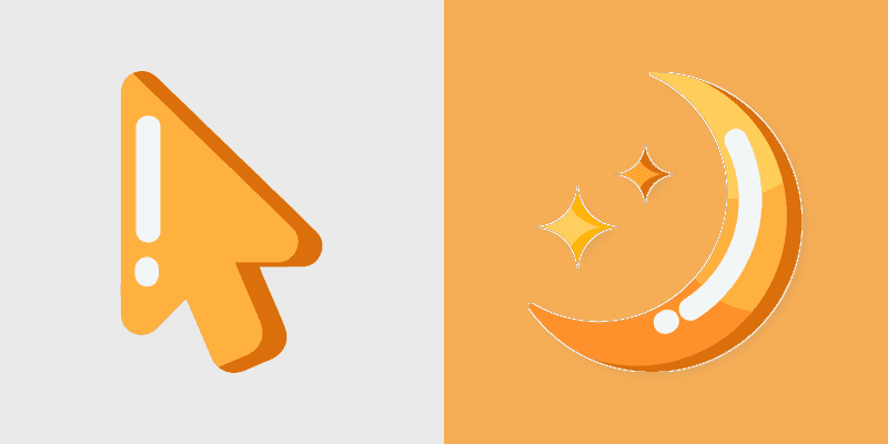 Charming Crescent Custom Cursor Pack