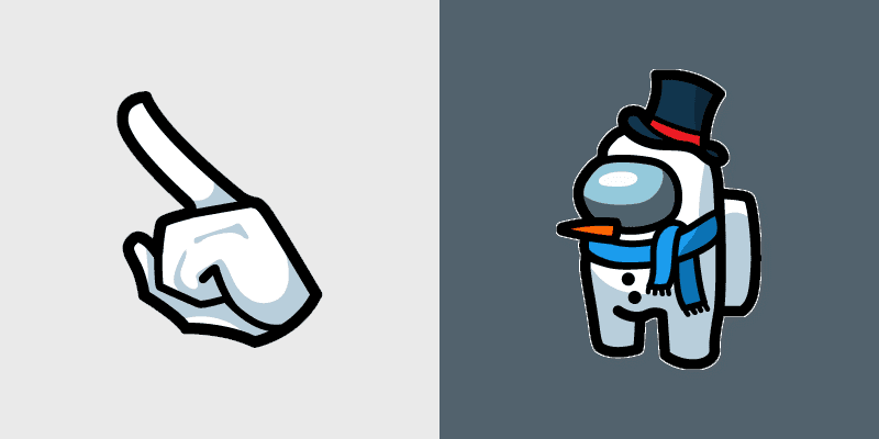 Custom Cursor Snowman Pack