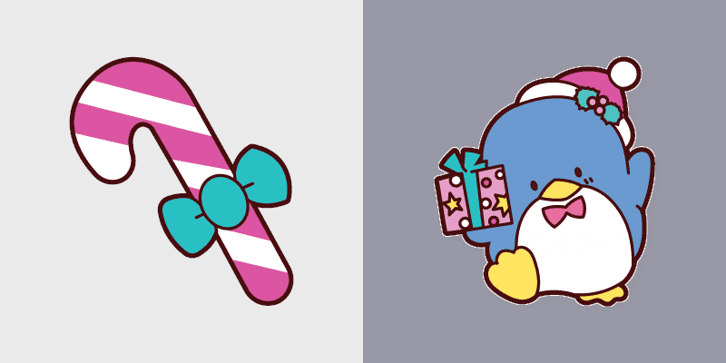 Cute Cursor Pack - Tuxedo Sam New Year