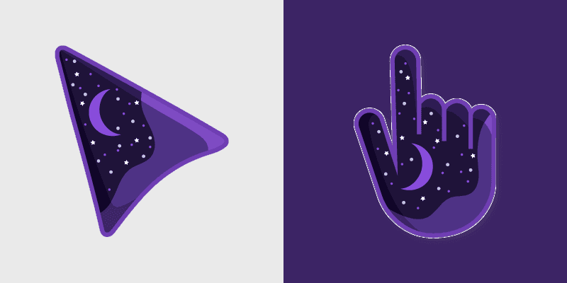 Night Sky Cursor Pack