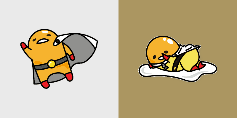 Cute Cursor Pack - Gudetama & Saitama