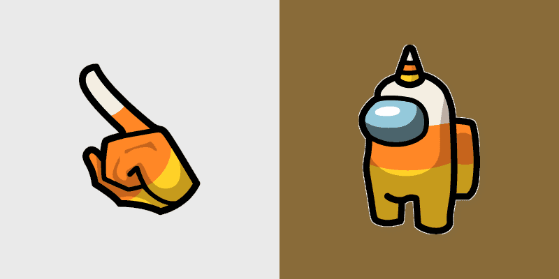 Custom Candy Corn Mouse Cursor Pack