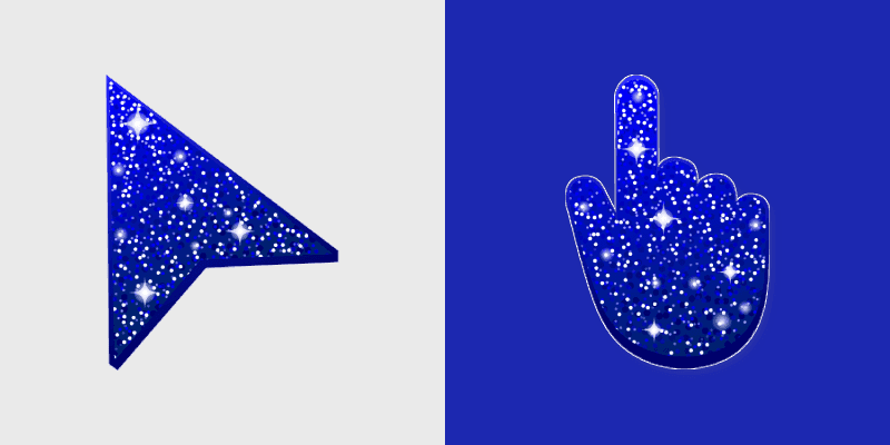 Glistening Royal Cursor Pack