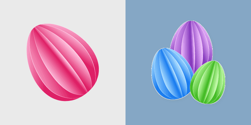 Custom Cute Cursor Pack - Origami Easter Edition