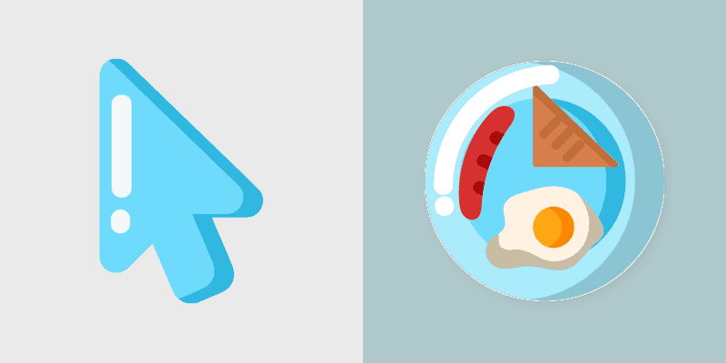 Minimal Breakfast Cursor Delight