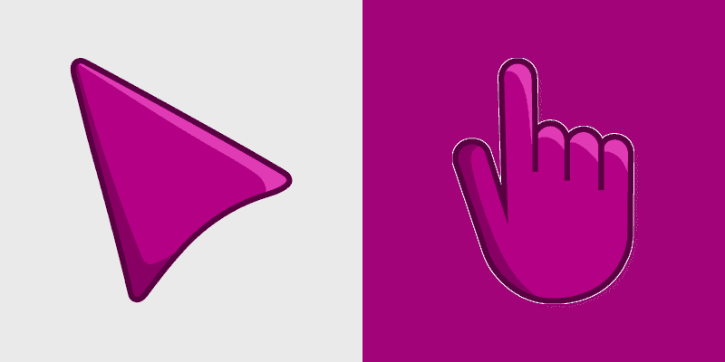 Enchanting Red-Violet Cursor Pack