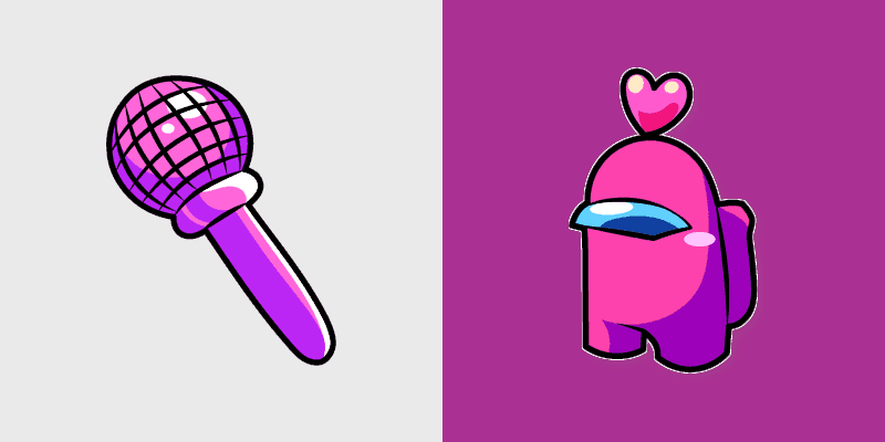 Custom Cursor Pack: Friday Night Funkin' Pink Impostor