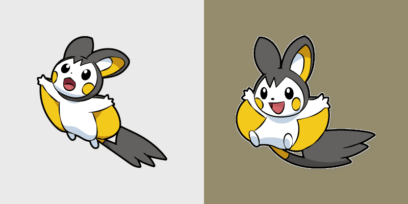 Emolga Cute Cursor Pack