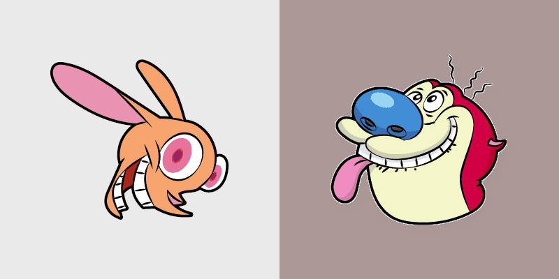 Ren & Stimpy Custom Cursor Pack