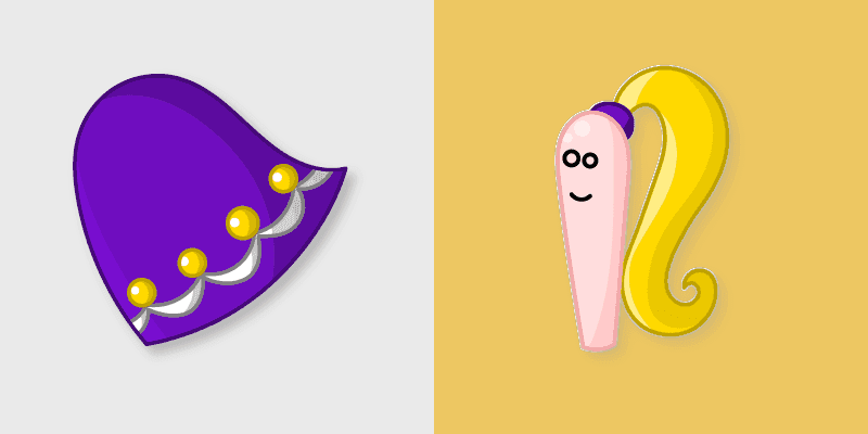 Custom Cursor Pack - Homestar Runner Marzipan & Dress