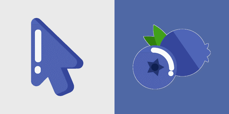 Cute Cursor Pack - Minimal Blueberry Style