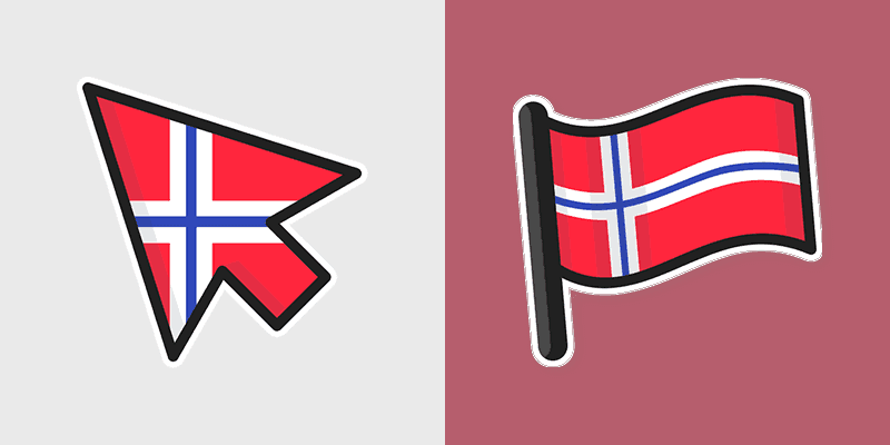 Custom Norway Cursor Pack