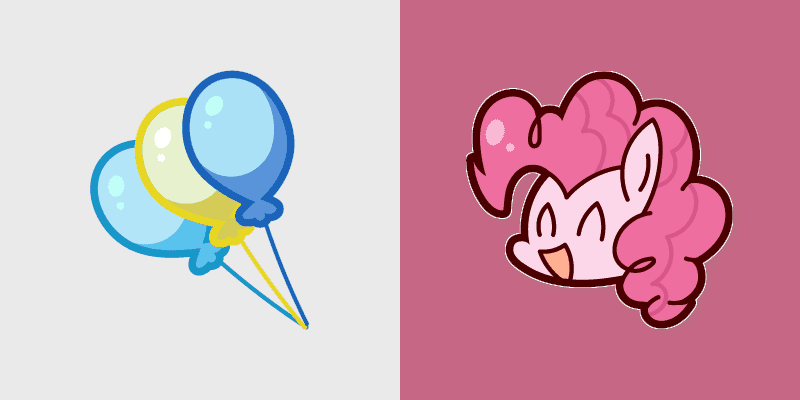 Cute Cursor Pack - My Little Pony Pinkie Pie