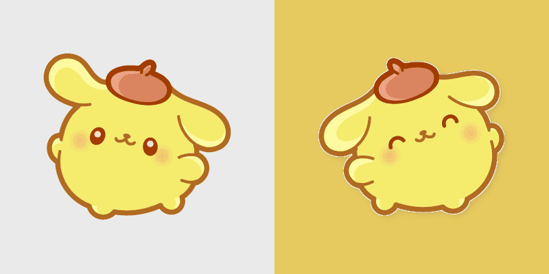 Cute Cursor Pack - Pompompurin