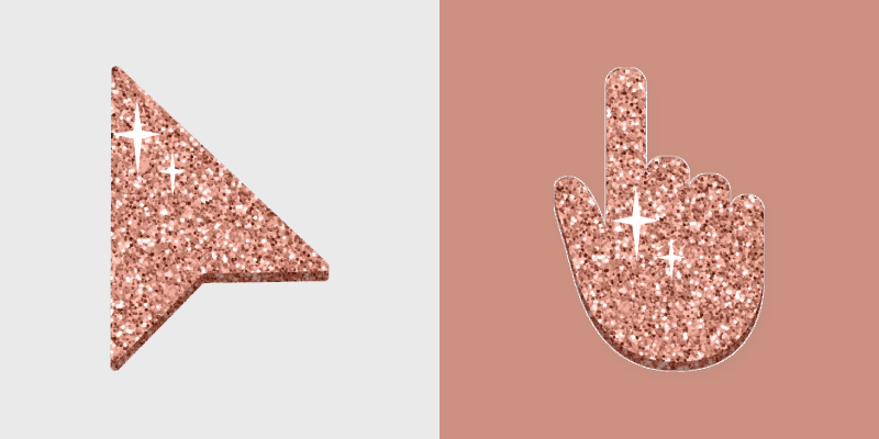 Chic Copper Cursor Pack