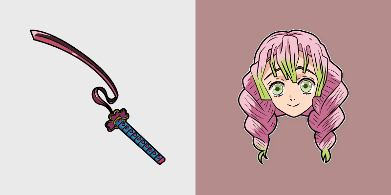 Cute Cursor Pack: Mitsuri Kanroji