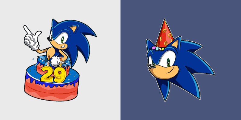 Sonic's Celebration Cursor Pack