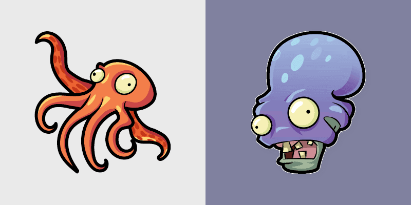 Plants vs. Zombies Cute Octo Curser