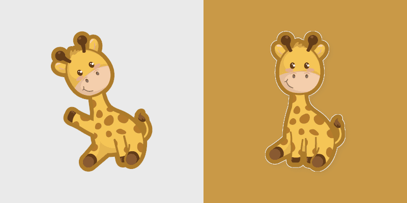 Cute Cursor Giraffe Pack