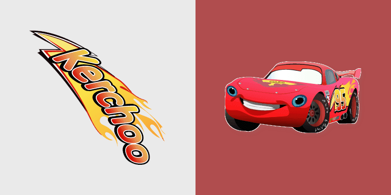 Lightning McQueen's Custom Cursor Pack