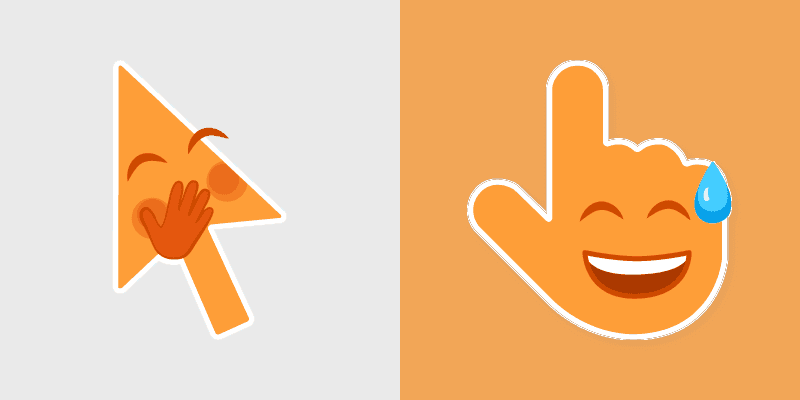 Cute Cursor Collection - Grinning