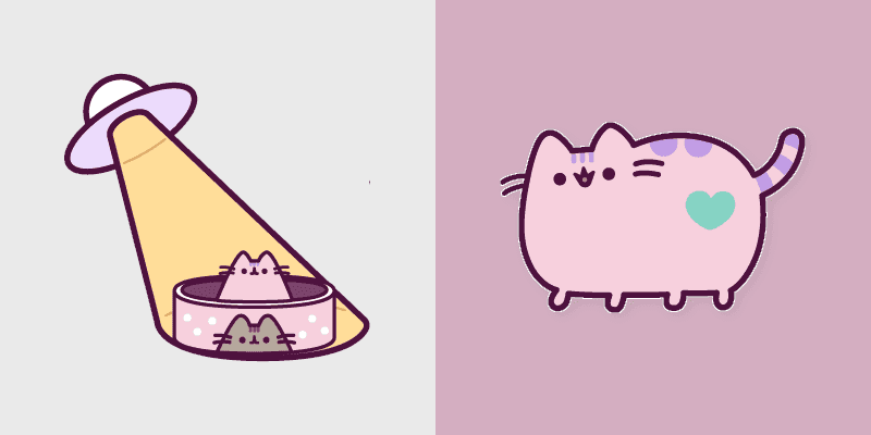 Cute Cursor Spacecat