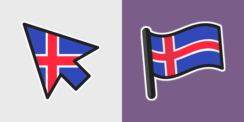 Cute Iceland Cursor Pack