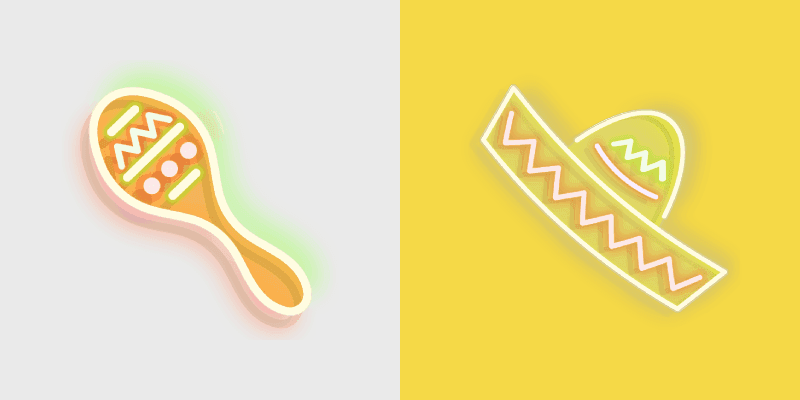 Neon Cute Cursor Pack