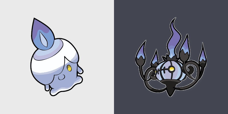 Pokemon Litwick & Chandelure Cute Custom Mouse Cursor Pack
