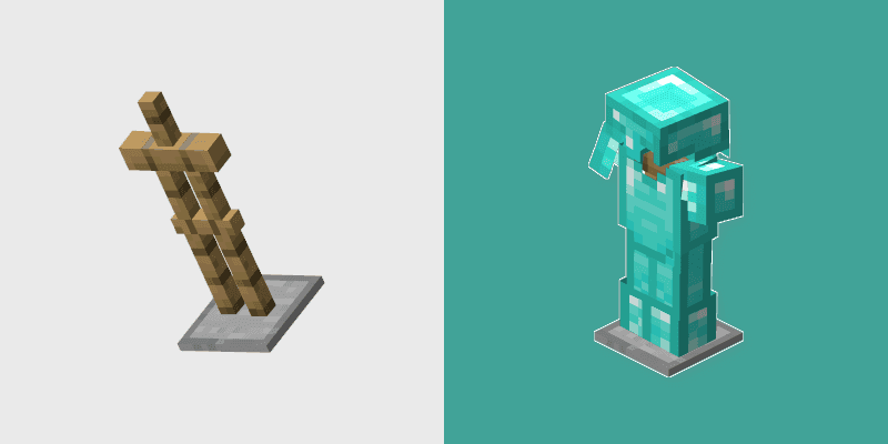 Custom Cursor Pack: Diamond Armor and Minecraft Armor Stand