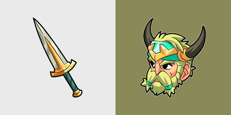 Brawlhalla Bödvar Bearson: Custom Mouse Cursor Pack